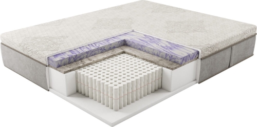 Materac Hybrydowy 200x200 DeLuxe Edition by Hilding Aida - Pokrowiec Baroque