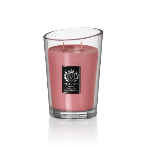 Duża świeca zapachowa Vellutier Succulent Pink Grapefruit - 2