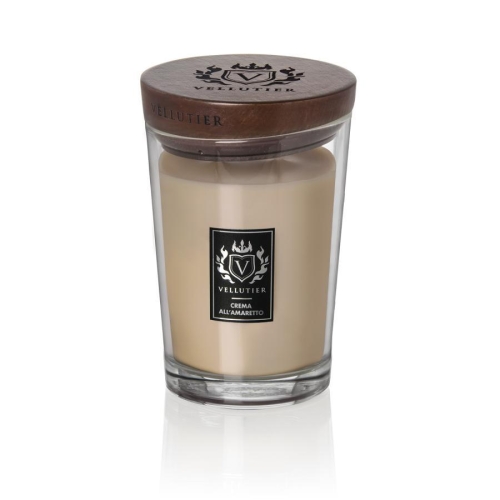 Duża świeca zapachowa Vellutier Crema All’Amaretto