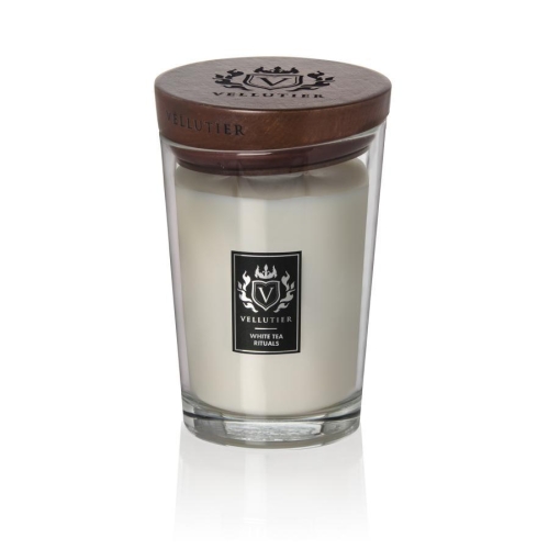 Duża świeca zapachowa Vellutier White Tea Rituals