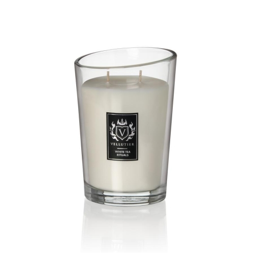 Duża świeca zapachowa Vellutier White Tea Rituals - 2