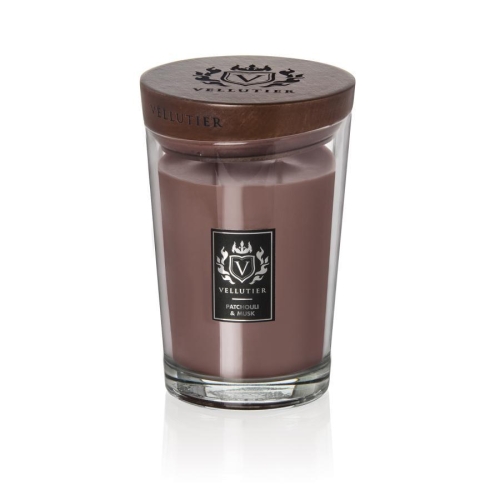 Duża świeca zapachowa Vellutier Patchouli & Musk