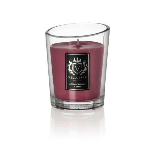 Średnia świeca zapachowa Vellutier Aged Bourbon & Plum - 2