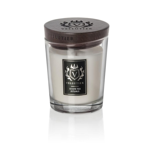 Średnia świeca zapachowa Vellutier White Tea Rituals