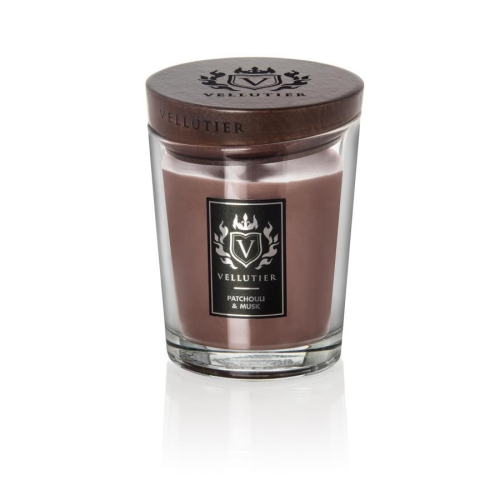 Średnia świeca zapachowa Vellutier Patchouli & Musk