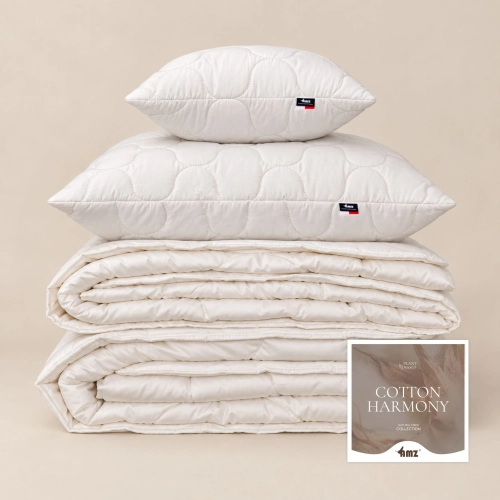 Kołdra 180x200 AMZ Cotton Harmony Light - kołdry z poduszkami