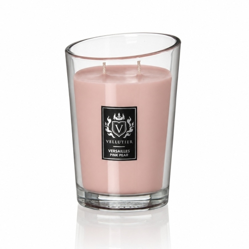 Duża świeca zapachowa Vellutier Versailles Pink Pear