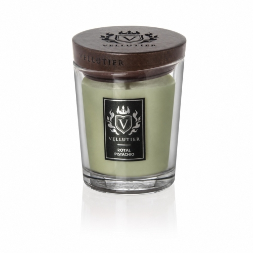 Średnia świeca zapachowa Vellutier Royal Pistachio