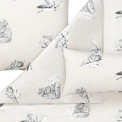 Pościel Satynowa 135x200 Estella Cats 7622/205 - 4
