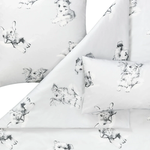 Pościel Satynowa 200x220 Estella Dogs 7623/820 - 4