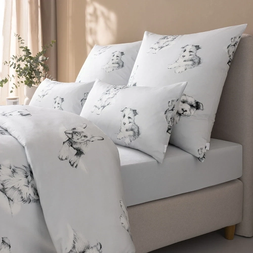 Pościel Satynowa 135x200 Estella Dogs 7623/820 - 2